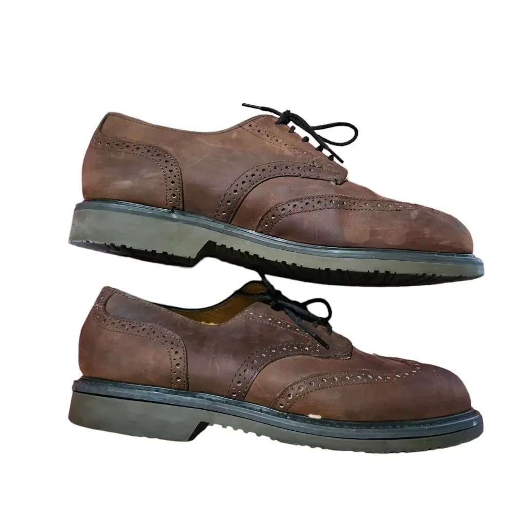 Men's DEXTER American Brogues Waterproof Leather Shoes Size 9.5‎